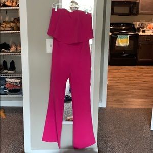 Hot Pink Jumpsuit